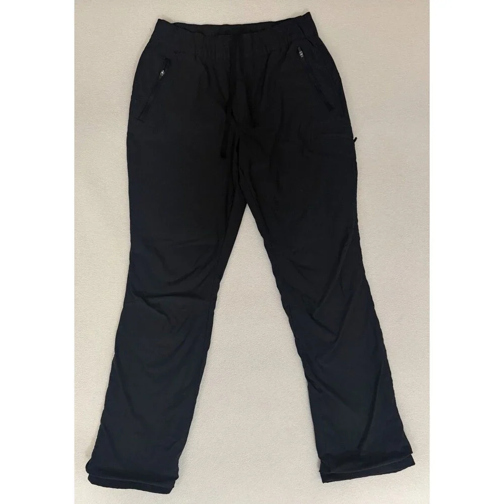 Eddie Bauer Women’s Size 8 Black Lined Pants Fall Winter Warm Stretch - Picture 8 of 12
